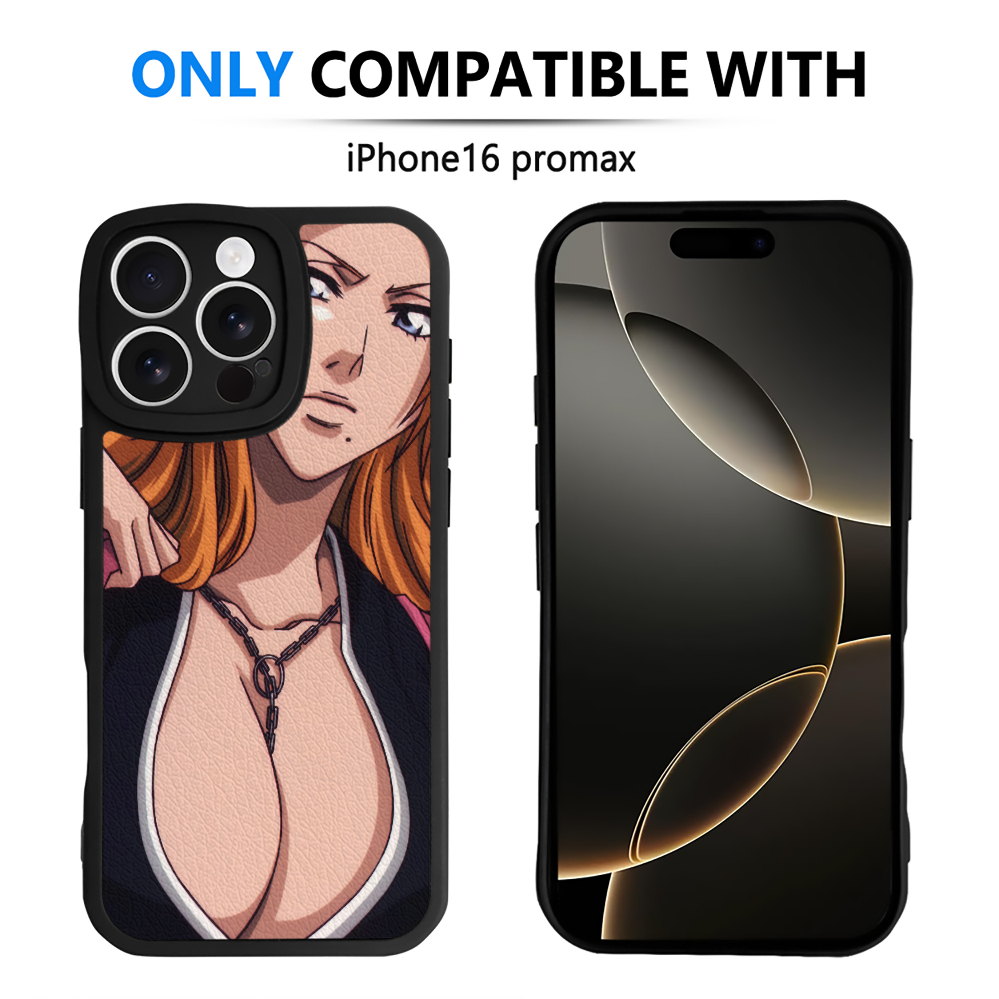 （画像用） ブリーチ BLEACH 【iPhone 16シリーズ対応】シリコンスマホケース（レザー調） 材質：シリコン